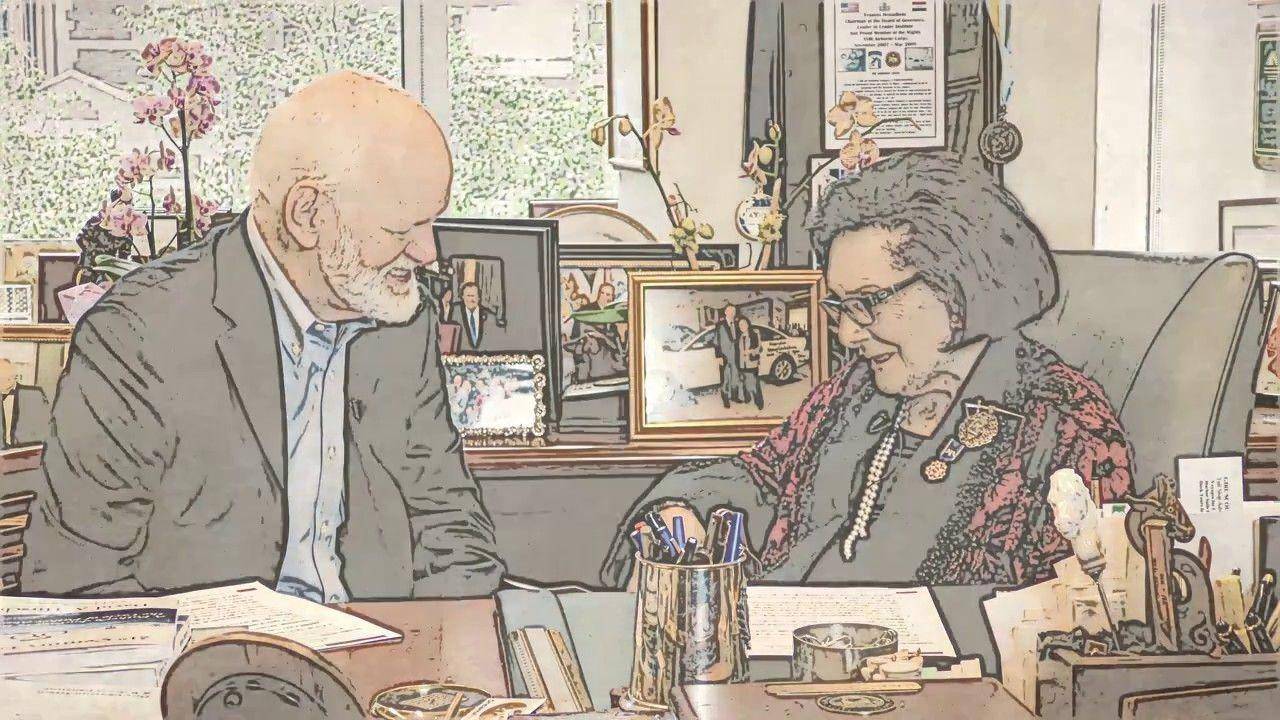 Marshall Goldsmith and Frances Hesselbein